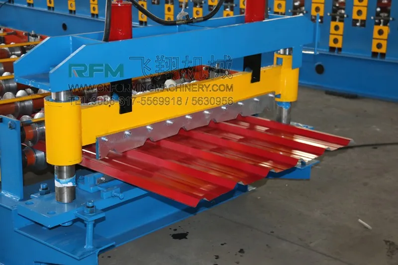 hydraulic automatic corrugated profile roof panel roll forming machine