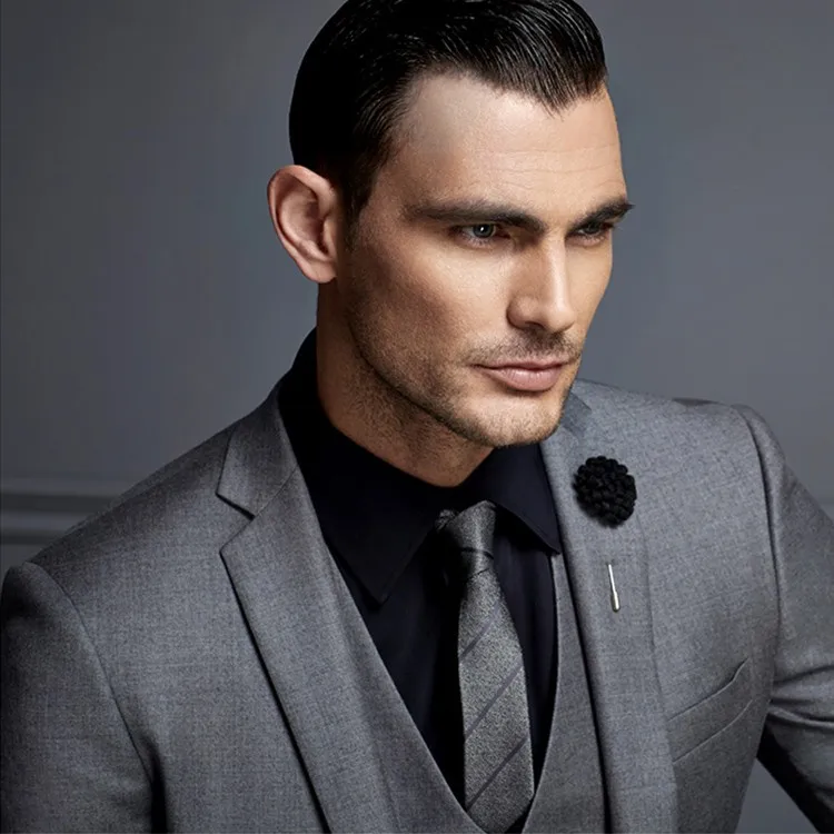 New Arrival Latest Pant Coat Picture Men's 3 Piece Stripe Suit With