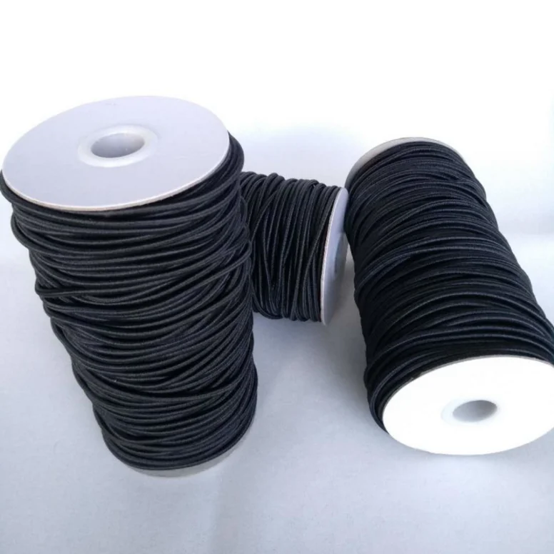 3 Black WAXED BRAIDED CORD 25 YARD BOBBIN GREAT FOR ALL HOBIES /& NEEDS
