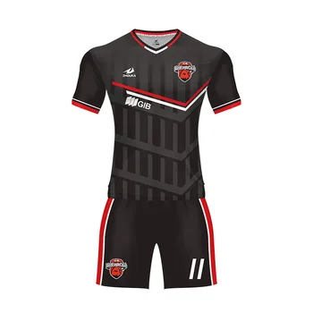 Custom Cheap Football Kits Football Jersey New Model Soccer Wholesale Sublimation Thai Quality Black Red Soccer Jerseys China View Football Jersey New Model Soccer Zhouka Product Details From Guangzhou Marshal Clothes Co