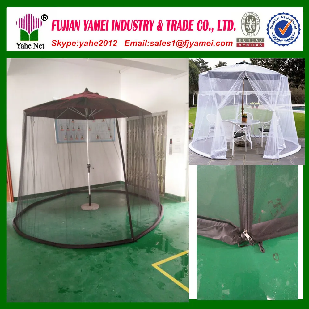 Garden Black Outdoor 9 Ft Table Screen Patio Umbrella Bug Mosquito Net Buy Meja Luar Layar Kelambu Layar Meja Payung Kelambu Payung Layar Meja Product On Alibaba Com