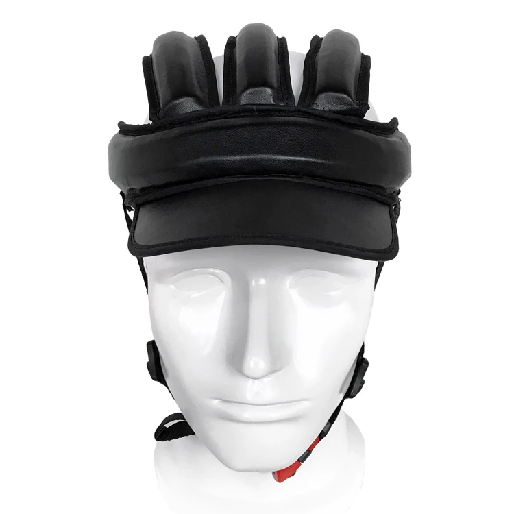leather bike helmet