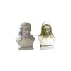 resin Jesus and Mary bust