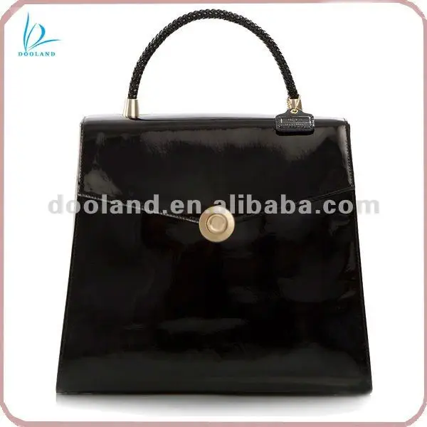 High quality England Genuine calfskin leather hard style women fashion classic design real leather handbag doctor bag