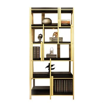 Open Back Home Bookshelf Furniture Modern Luxury Office Bookcase