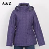 West style polyester waterproof warm jackets and coats woman winter