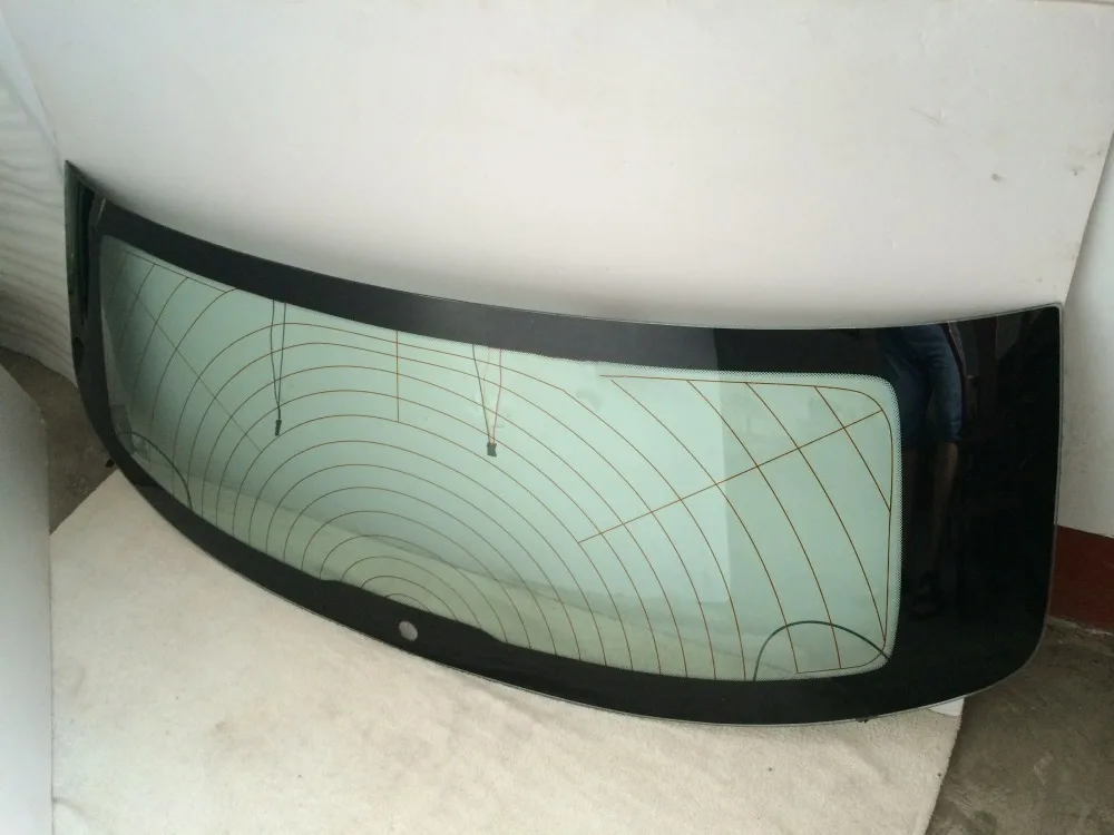 Tempered Rear Windshield Auto Glass For Huang Hai Bus Front Windshield