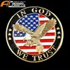 China factory 24k gold plated UAE eagle coin