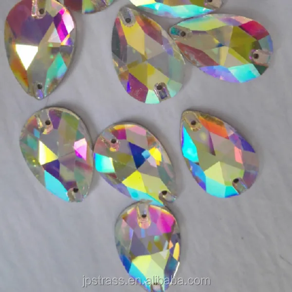 ab crystal tear drop