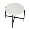 Newstar chinese restaurant table tops round marble inlay coffee tabletop dining set