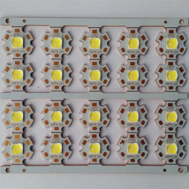 Original Cree Led Chip XHP70 30W 12V With 20mm Star Copper PCB