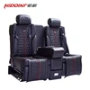 modern design luxury electric reclining leather 3 seater car seat sofa for vehicle