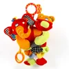 light up musical elephant and tiger plush baby toy with pull string