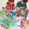 color matching mosaic pegboard early learning educational toys