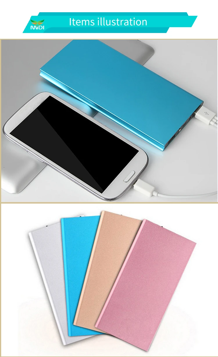 Custom gifts universal power bank 10000mah ultra slim portable power banks and powerbank usb chargers for smart phone - ANKUX.COM