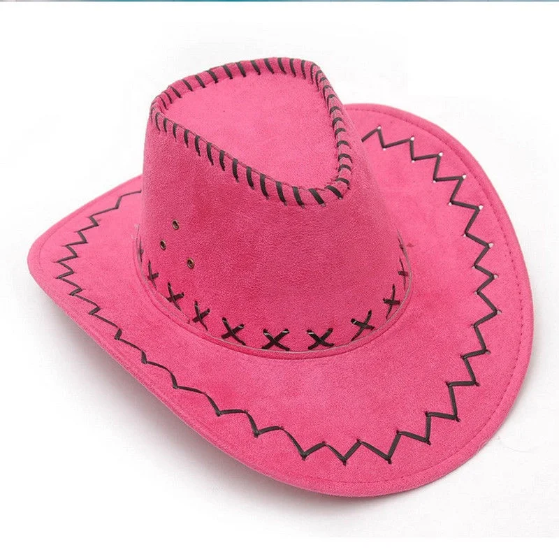 12 X STUDDED COWBOY HATS WILD WEST TRAMPAS WESTERN COWGIRL FANCY DRESS BULK