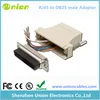 25 Pin Serial DB25 RS232 Male to RJ45 Network Female Socket Adapter