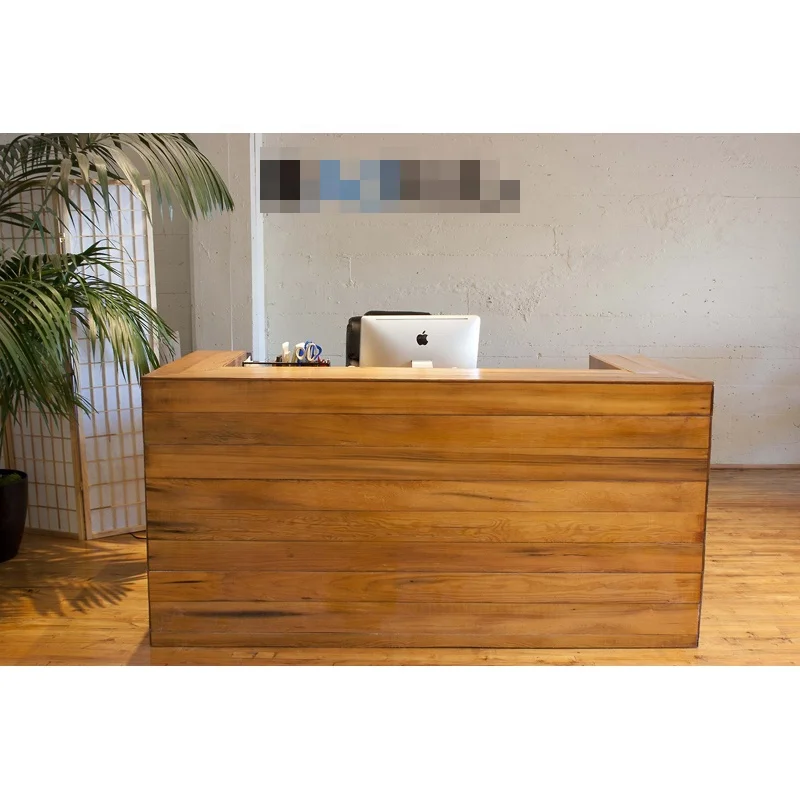 2020 Modern Shop Supermarket Cash Counter Table Design For Retail Store