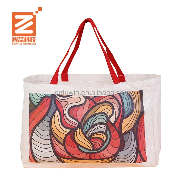 Initi Fashion Custom Printed 100 Cotton Canvas Tote Bag Eco Bag