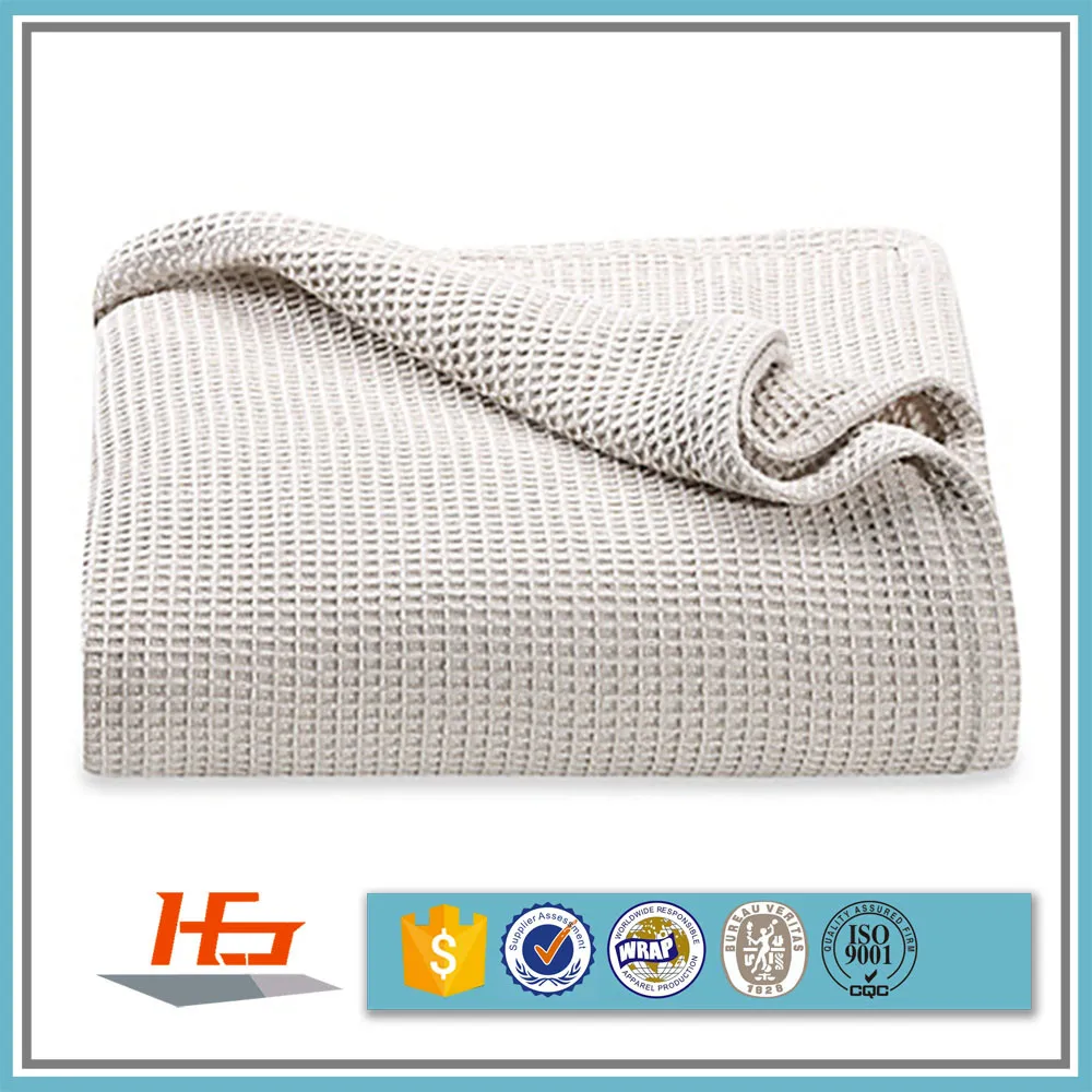 China Supplier Twin Xl Size Cotton Hospital Waffle Blanket Buy Waffle