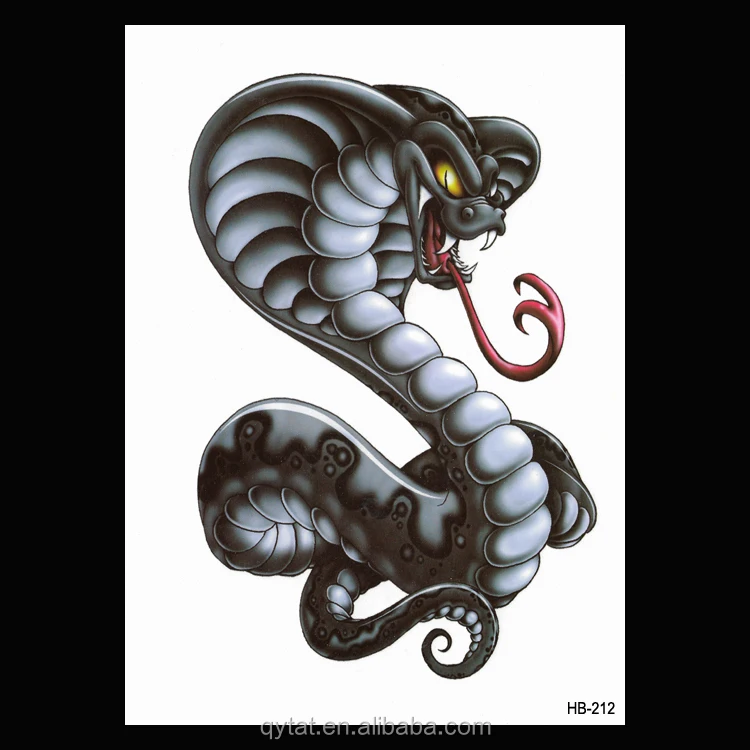 Cobra Classic Tattoo Tattoo artist Snake tattoo text hand png  PNGEgg