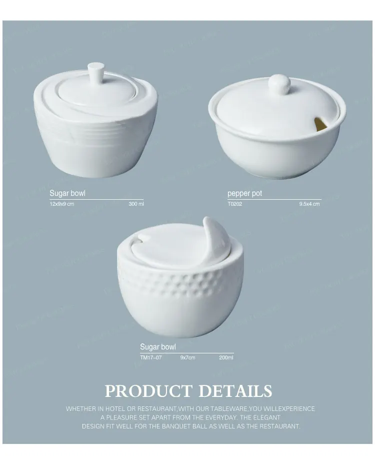 Made in China ceramic canister set deep golf shape salt tea flour sugar canisters