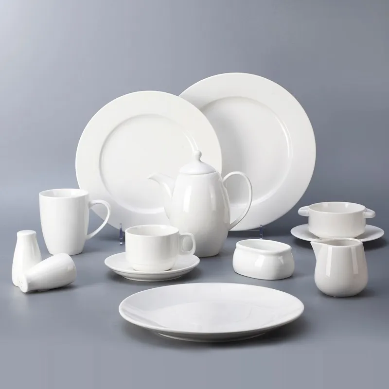 product-Restaurant Supply Porcelain Dinnerware Oval Plate, China Porcelain Restaurant Dinnerware Obl-1