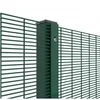 China green vinyl pvc coated welded wire mesh fence/2.64mm wire/fence post