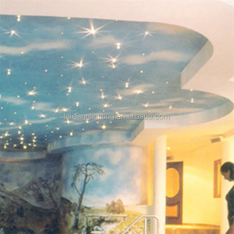 Led pleine couleur effet étoilé fleur conception plafond avec ... Désign plafond Étoilé
