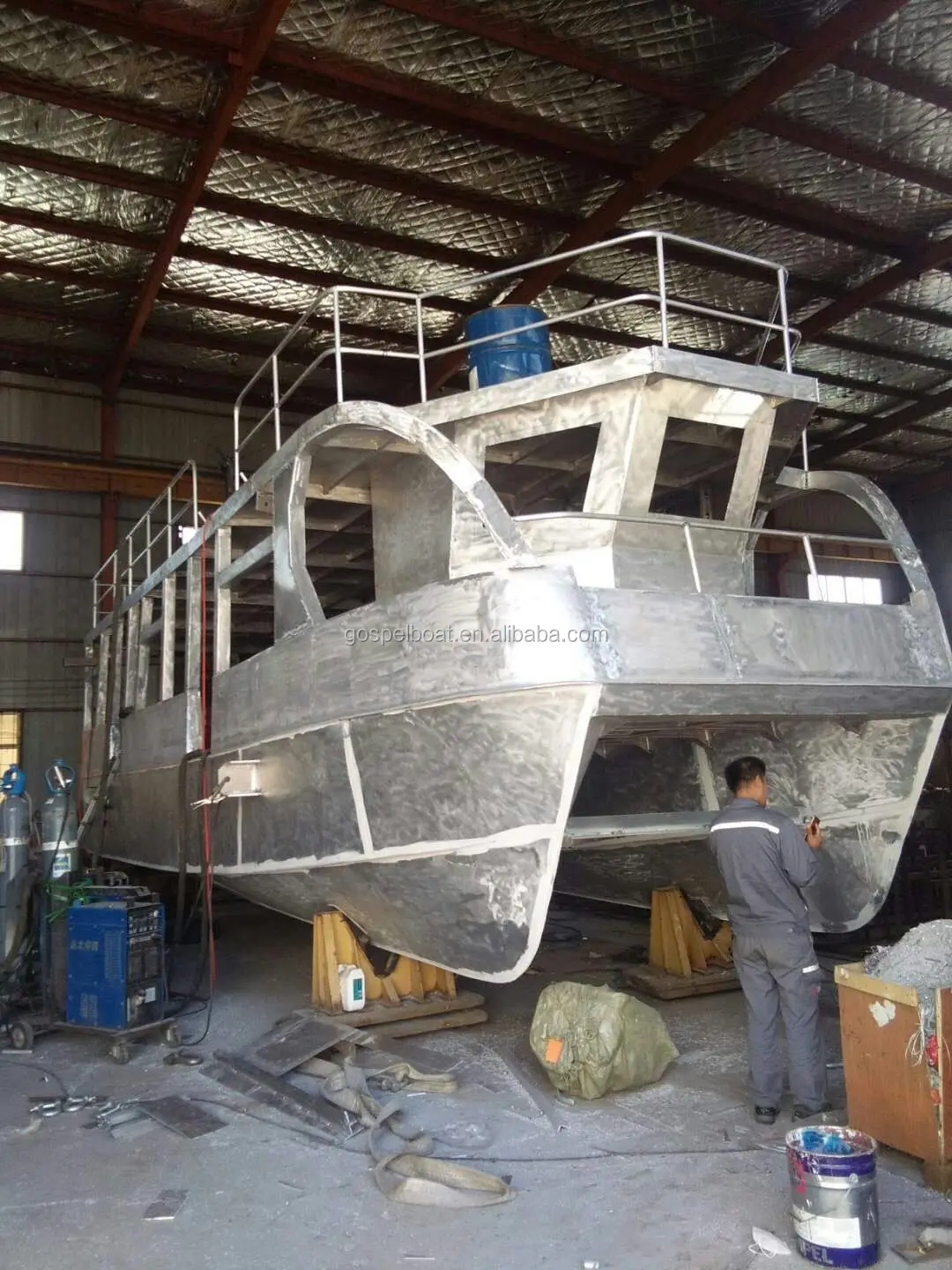 60 乘客铝渡轮双体船