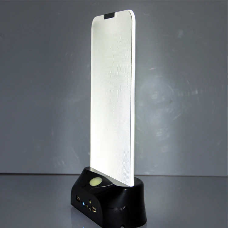 Edgelight Led Backlit Acrylic Table Stand Menu Sign Holder Buy Restaurant Table Menu Sign
