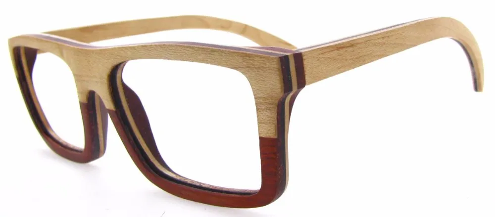 High Quality Unisex Age Bamboo Wood Eyeglasses Frames Made ...