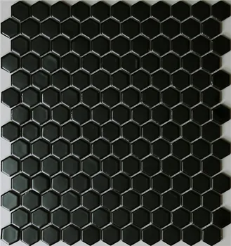 Hexagone Noir Brillant En Céramique Mosaïque Carrelage Mural - Buy ... Hexagone Noir Brillant En Céramique Mosaïque Carrelage Mural - Buy ...