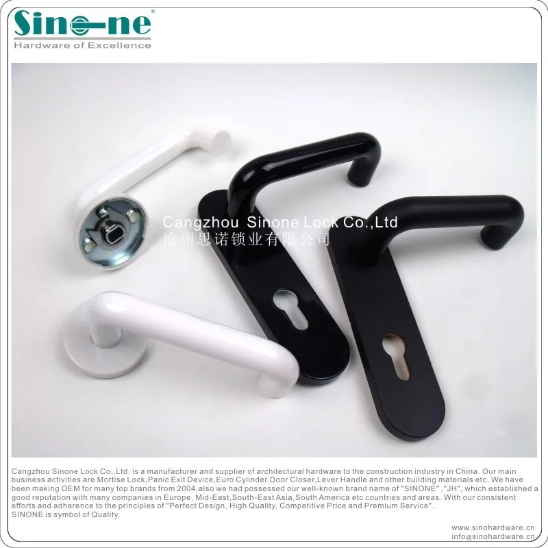 Fire Rated Nh5003 Quality European Modern U Shape Plastic Door Handle