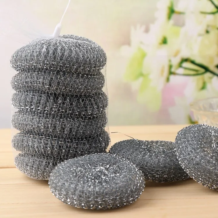 Pcs Galvanized Steel Wire Ball Cleaning Mesh Scourer Cleaning Ball Buy Galvanized Wire Ball