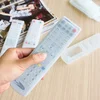 Hot selling Silicone Dust Storage Boxes Transparent TV Remote Control Cover Protective Organizer