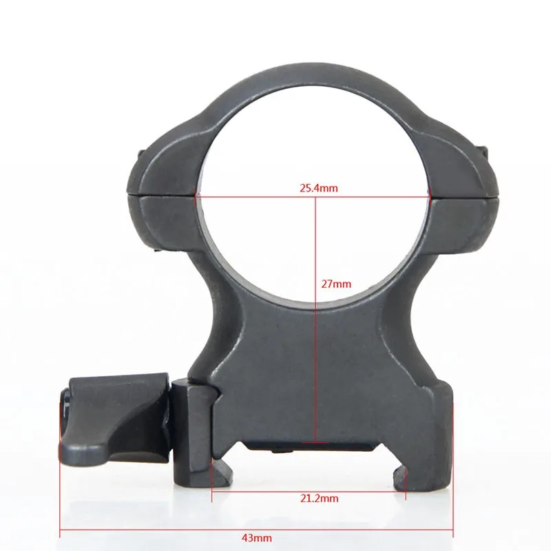 Tactical Gun Accessories Quick Detachable Rifle Scope Ring Mount