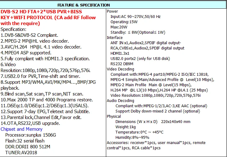 dvb-s2 mpeg4 hd receiver