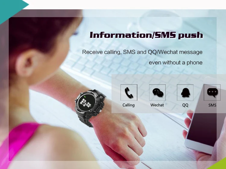 Hot sales f9 wristwatch sports step counter call reminder remote camera ip67 waterproof anti-lost long standby smart wrist watch