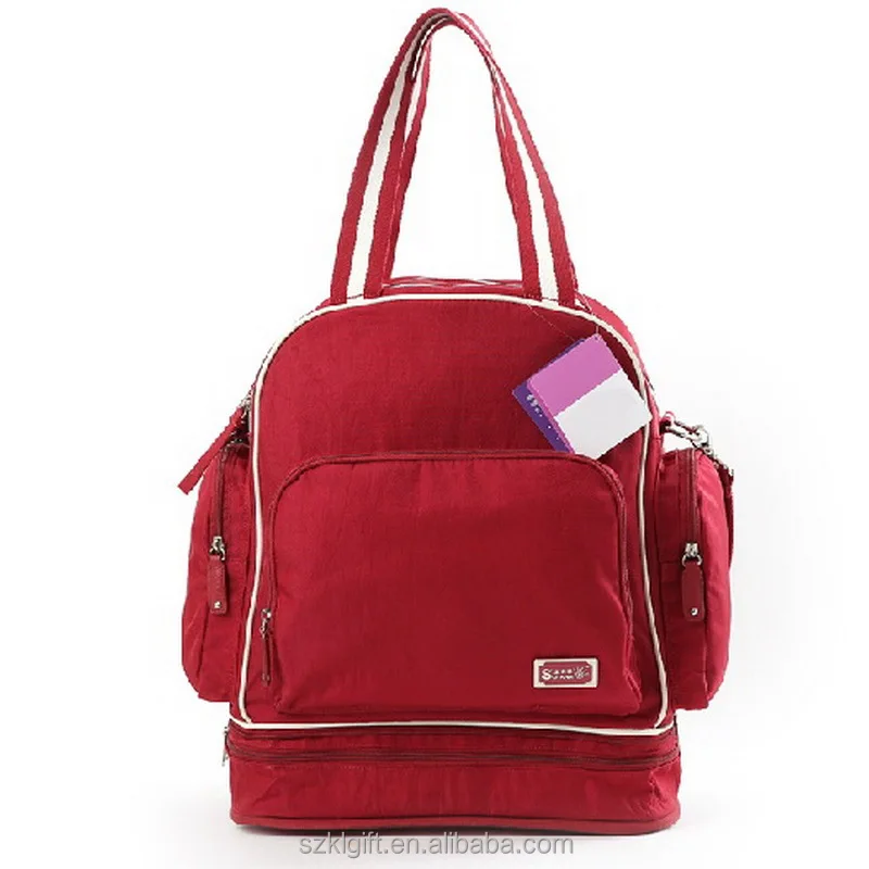 bebe red handbag