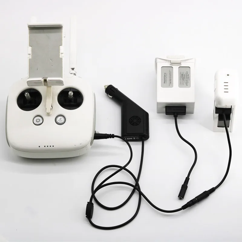 Car Charger  For Dji Phantom 3 4 Battery  And Remote  