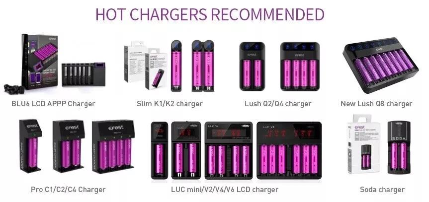 New Smart Battery Charger Lush Q4 Indicator Charger for 20700 / 18650 3.7V battery