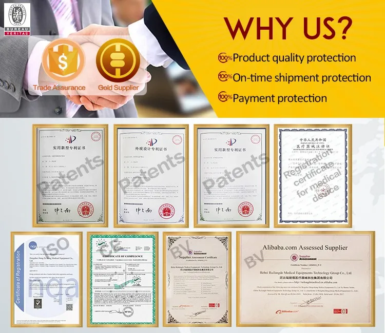 Plastic sprayed steel medical hospital beds in the sickroom for sale  (4).jpg