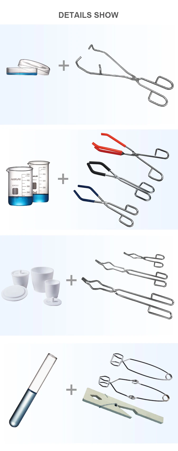 Akmlab Laboratory Different Types Stainless Steel Tongs Buy Different