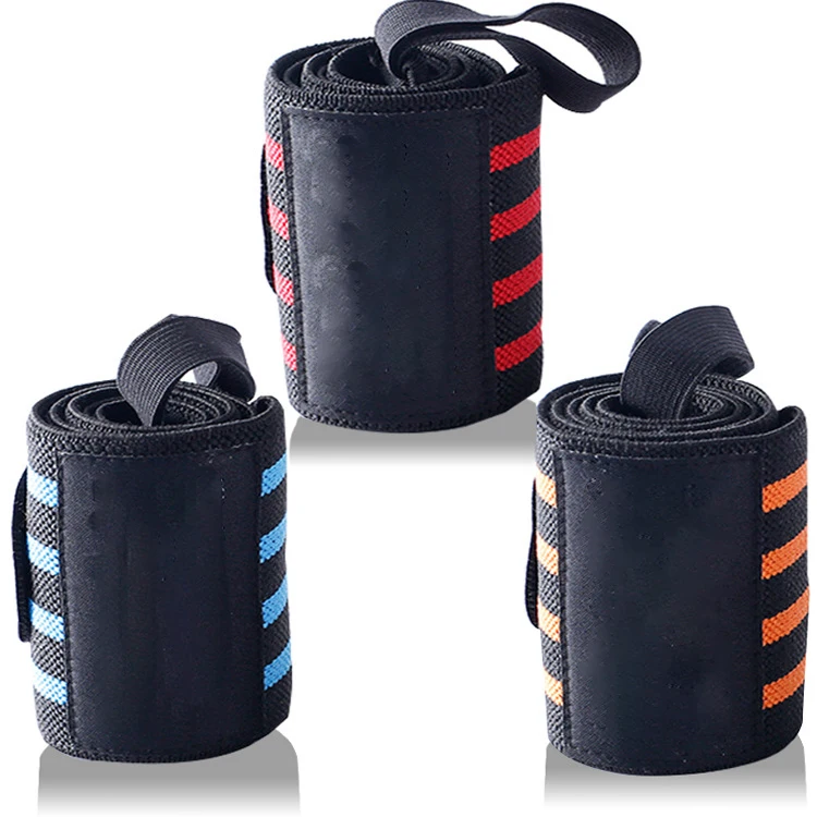 Weight Lifting Wrist Wraps with Thumb Loops Wrist Support  for Power Lifting Gym  wrist bands