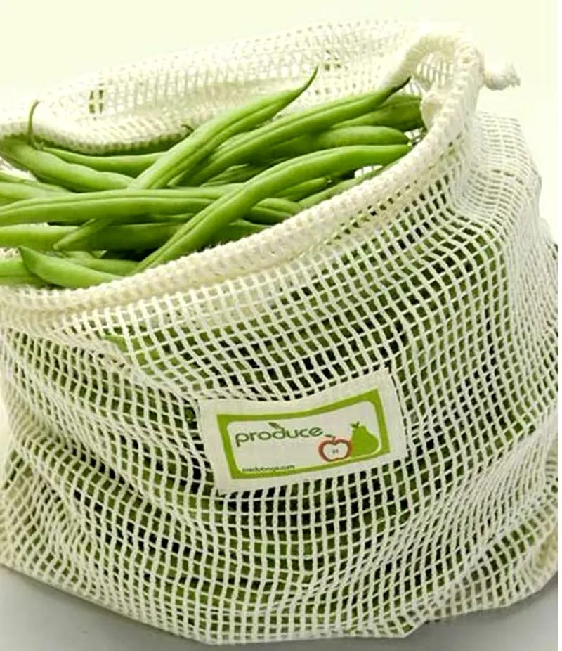 Fruit Polyester Mesh Bag With Drawstring Mesh Bag Vegetable - Buy ...