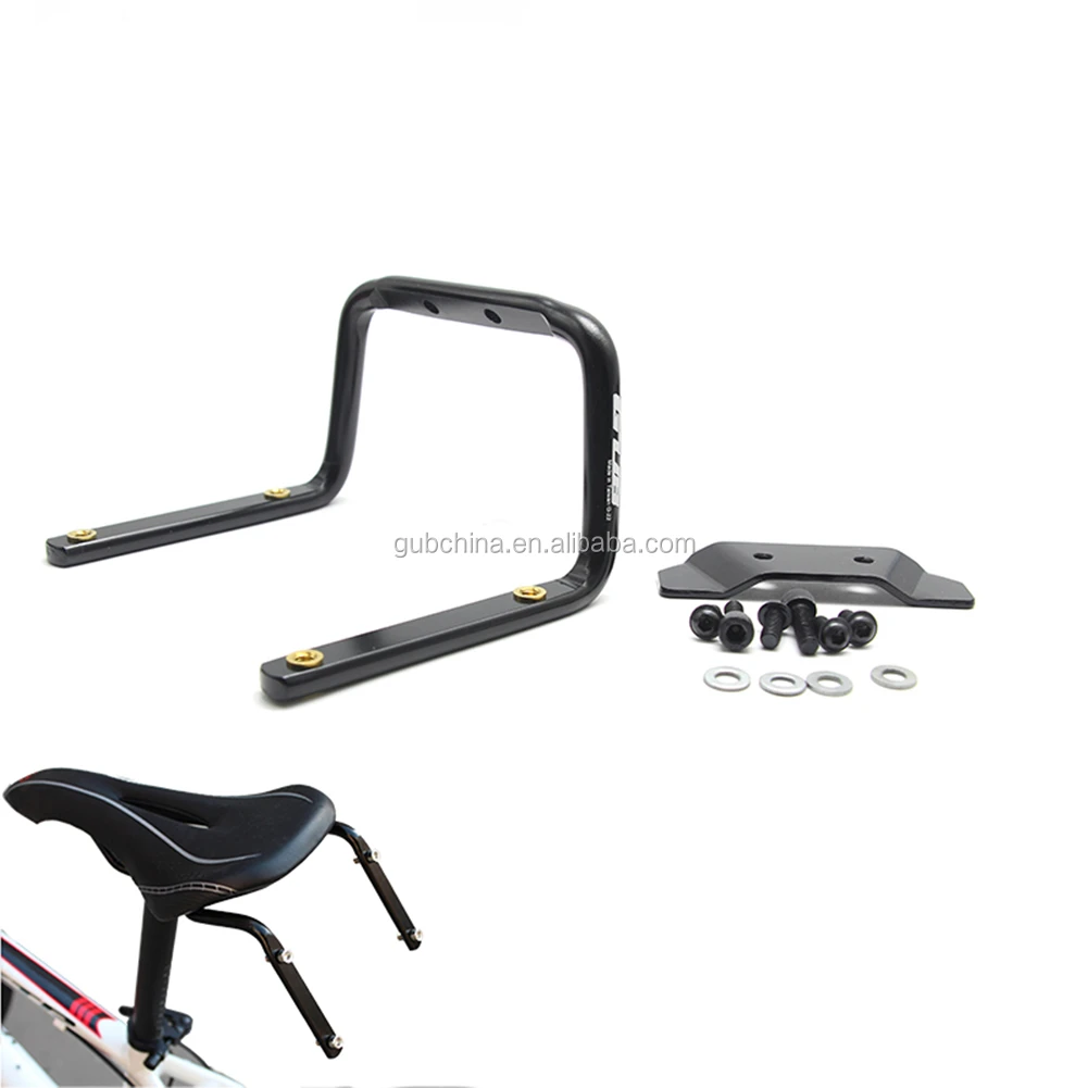 Bicycle Seat Rack Water Bottle Holder Cage Adapter Bike Saddle Back Double Cage