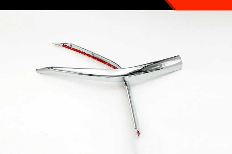 Abs Chrome Front Bumper Molding Trim Cover Garnish For Toyota Alphard ...