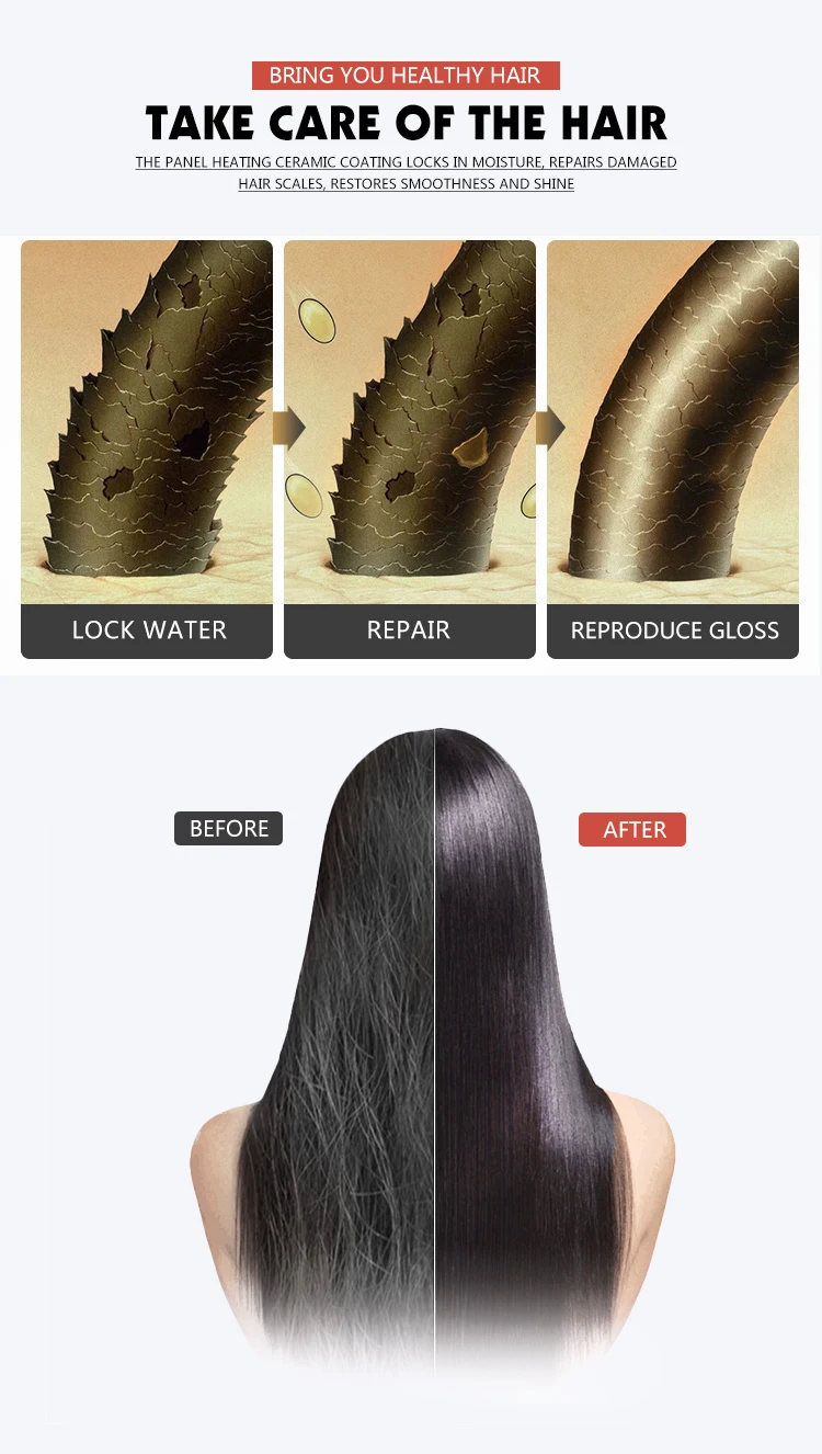 flat iron damage hair