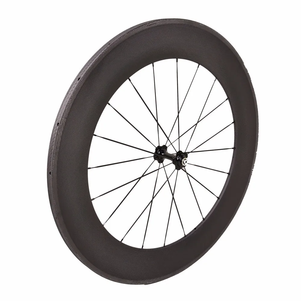 700c Carbon Fiber Road Bicycle Wheels Clincher Rim Road Bike 88mm Depth